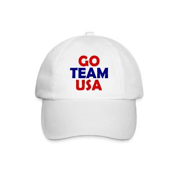 Usa - Baseballkappe - Weiß/Weiß - Vorne