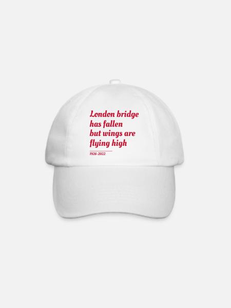London Bridge is Down - Baseballkappe - Weiß/Weiß