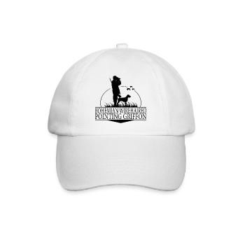 BOHEMIAN WIREHAIRED POINTING GRIFFON Jagd Wilsigns - Baseballkappe - Weiß/Weiß - Vorne