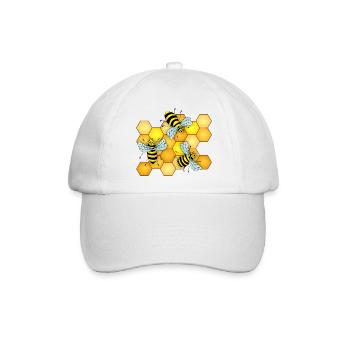 Insekten - Baseballkappe - Weiß/Weiß - Vorne
