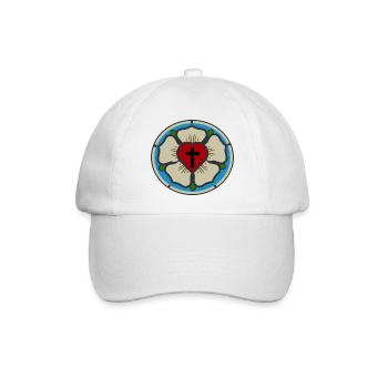 Martin Luther Rose - Baseballkappe - Weiß/Weiß - Vorne