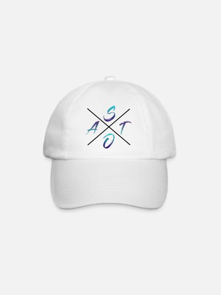 Sato logo style fashion trend hot - Baseballkappe - Weiß/Weiß