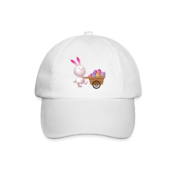Ostern, Ostern, Ostern - Baseballkappe - Weiß/Weiß - Vorne