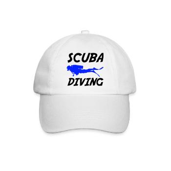 scuba diving - Baseballkappe - Weiß/Weiß - Vorne