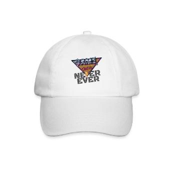 Never Ever - Baseballkappe - Weiß/Weiß - Vorne