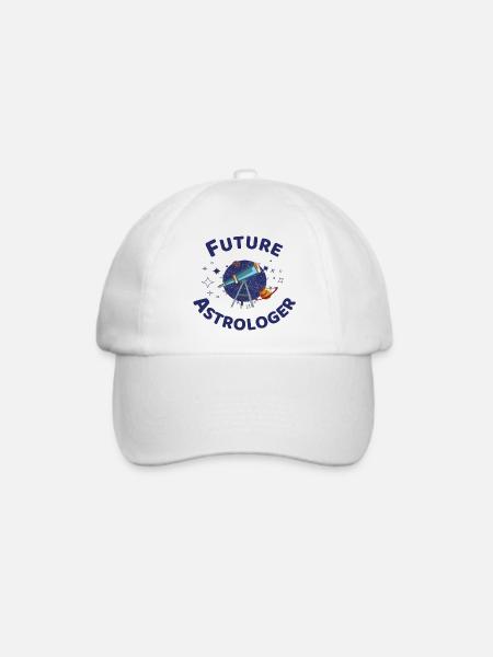 Future Astrologer - Baseballkappe - Weiß/Weiß