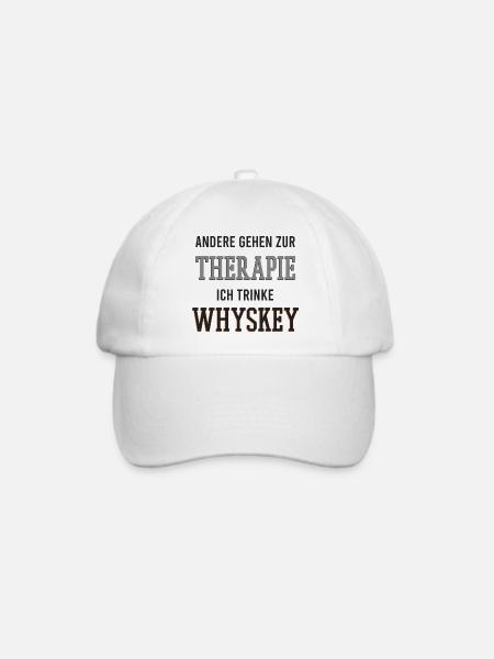 Whiskey - Baseballkappe - Weiß/Weiß