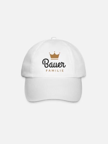 Bauer-Familie - Baseballkappe - Weiß/Weiß