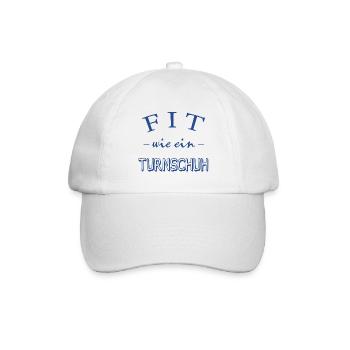 Fit wie ein Turnschuh - Baseballkappe - Weiß/Weiß - Vorne
