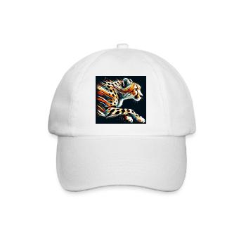 Gepard - Baseballkappe - Weiß/Weiß - Vorne