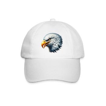 Adler - Baseballkappe - Weiß/Weiß - Vorne