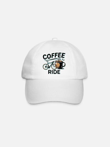 Kaffeezyklus Städtebau - Baseballkappe - Weiß/Weiß