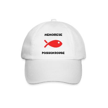 FISCH. GEDÄCHTNIS - Baseballkappe - Weiß/Weiß - Vorne