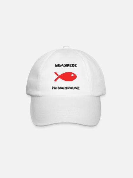 FISCH. GEDÄCHTNIS - Baseballkappe - Weiß/Weiß