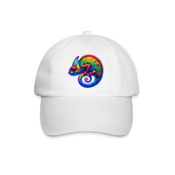 Chamäleon - Baseballkappe - Weiß/Weiß - Vorne