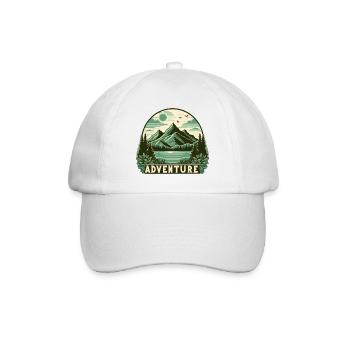 Adventure - Baseballkappe - Weiß/Weiß - Vorne