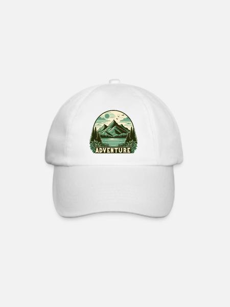 Adventure - Baseballkappe - Weiß/Weiß