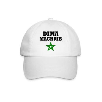 Dima maghreb - Baseballkappe - Weiß/Weiß - Vorne