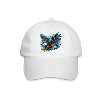 Adler - Baseballkappe - Weiß/Weiß - Vorne