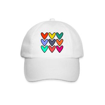 VALENTINSTAG. Junggesellinnenabschied. ICH LIEBE DICH. ICH LIEBE DICH. LIEBE - Baseballkappe - Weiß/Weiß - Vorne