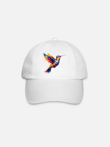 Kolibri - Baseballkappe - Weiß/Weiß