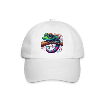Gecko - Baseballkappe - Weiß/Weiß - Vorne
