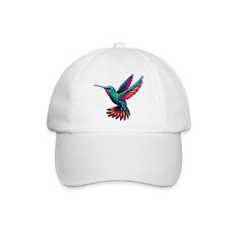 Kolibri - Baseballkappe - Weiß/Weiß - Vorne