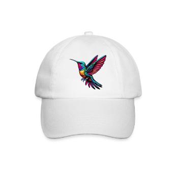 Kolibri - Baseballkappe - Weiß/Weiß - Vorne
