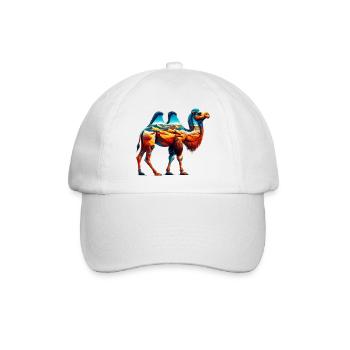 Kamel - Baseballkappe - Weiß/Weiß - Vorne