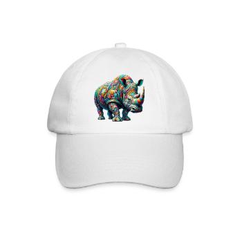 Nashorn - Baseballkappe - Weiß/Weiß - Vorne