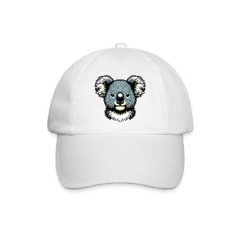 Koala - Baseballkappe - Weiß/Weiß - Vorne