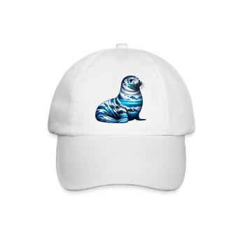 Siegel - Baseballkappe - Weiß/Weiß - Vorne