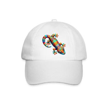Gecko - Baseballkappe - Weiß/Weiß - Vorne
