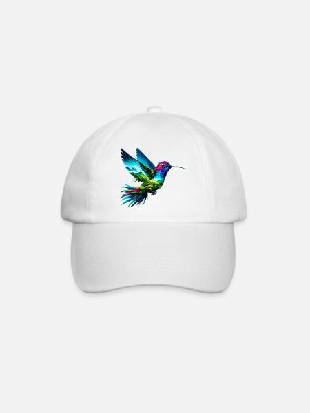 Kolibri - Baseballkappe - Weiß/Weiß