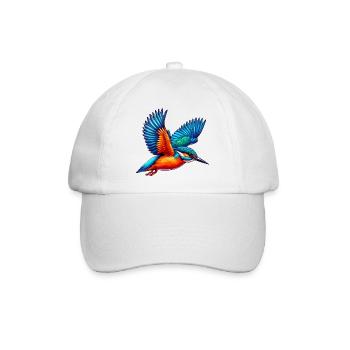 Eisvogel - Baseballkappe - Weiß/Weiß - Vorne