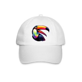 Tukan - Baseballkappe - Weiß/Weiß - Vorne