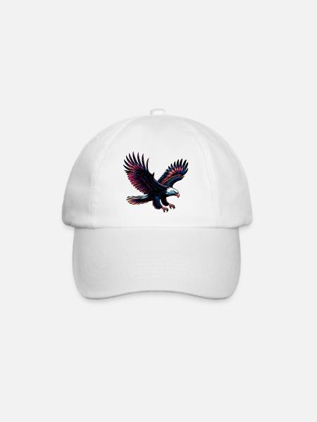 Adler - Baseballkappe - Weiß/Weiß