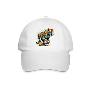 Gepard - Baseballkappe - Weiß/Weiß - Vorne