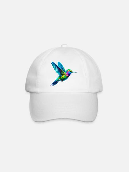 Kolibri - Baseballkappe - Weiß/Weiß