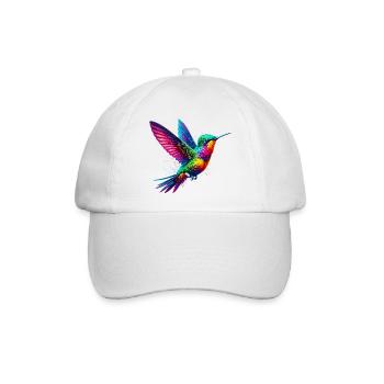 Kolibri - Baseballkappe - Weiß/Weiß - Vorne