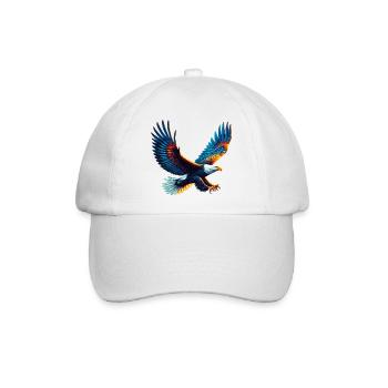 Adler - Baseballkappe - Weiß/Weiß - Vorne