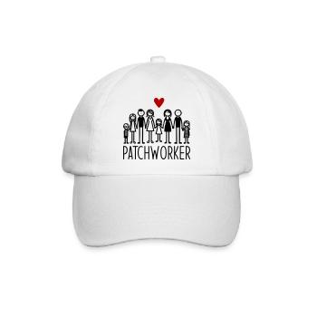 Patchworker - Baseballkappe - Weiß/Weiß - Vorne