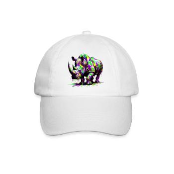 Nashorn - Baseballkappe - Weiß/Weiß - Vorne