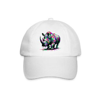 Nashorn - Baseballkappe - Weiß/Weiß - Vorne