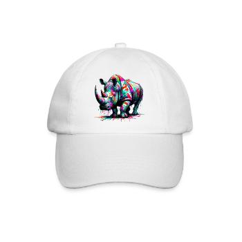 Nashorn - Baseballkappe - Weiß/Weiß - Vorne