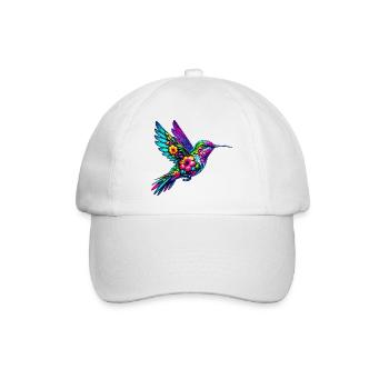 Kolibri - Baseballkappe - Weiß/Weiß - Vorne
