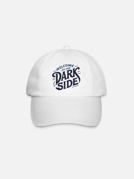 Die dunkle Seite - Baseballkappe - Weiß/Weiß
