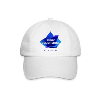 Elektronisches Musik Festival - Baseballkappe - Weiß/Weiß - Vorne