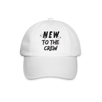 New to the crew - Baseballkappe - Weiß/Weiß - Vorne