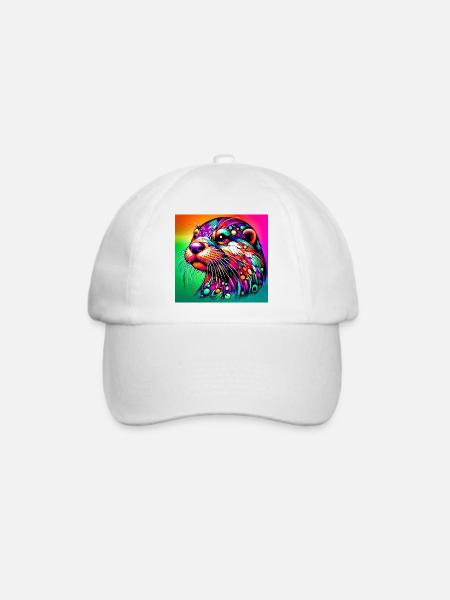 Otter - Baseballkappe - Weiß/Weiß